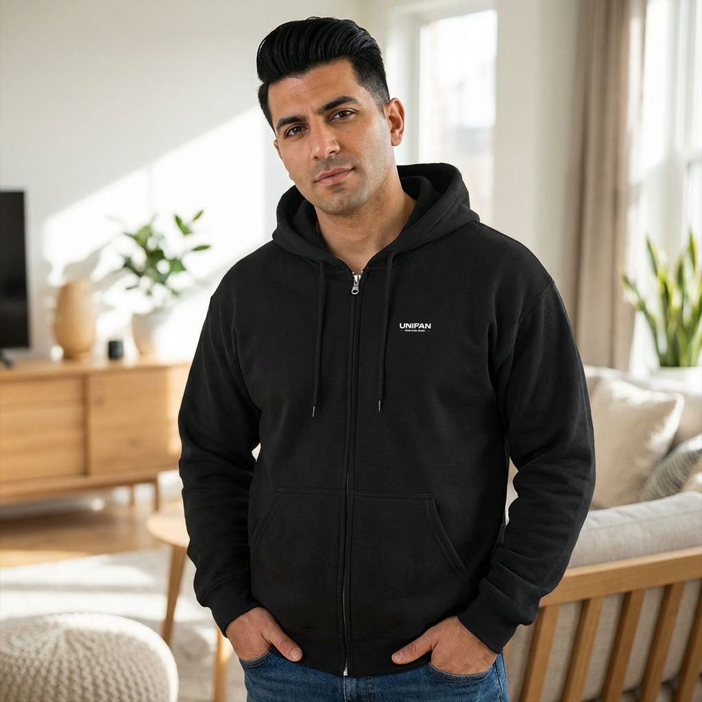 The Unipan Collection - Zip-Up Confident Sweater