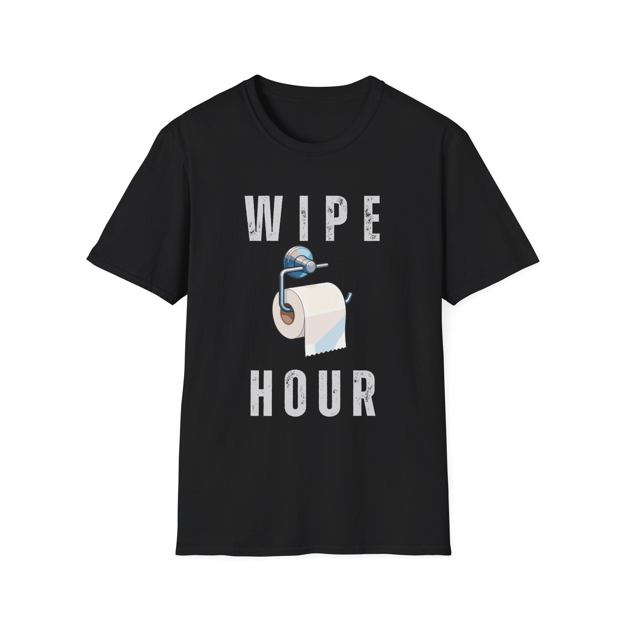 Wipe Hour T-Shirt – Funny Toilet Paper Graphic Tee