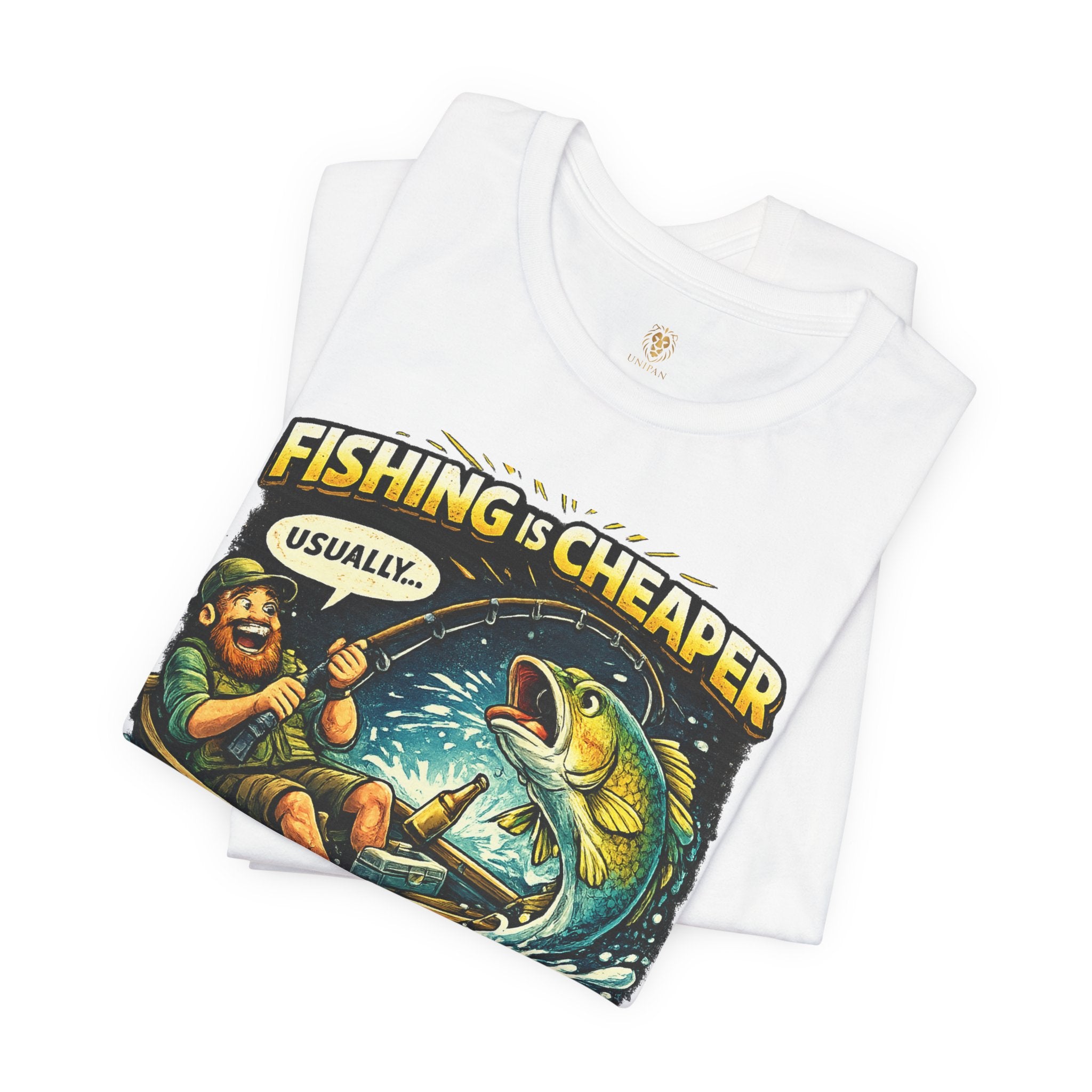 Fishing T-Shirt - "Cheaper Than Therapy" Custom Range